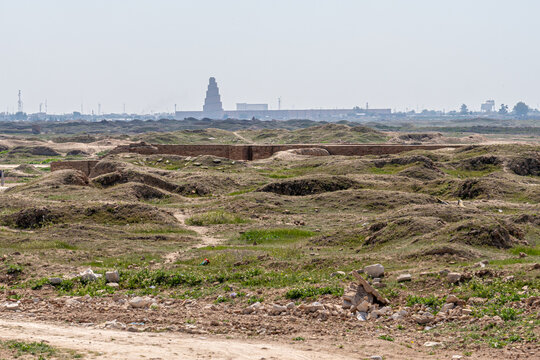 Remains of Abkhazian architecture from the Virgin Palace in Samarra, Iraq