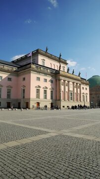 BERLIN, GERMANY - MARCH 13, 2026: The historic State Opera Unter den Linden in the heart of Berlin.