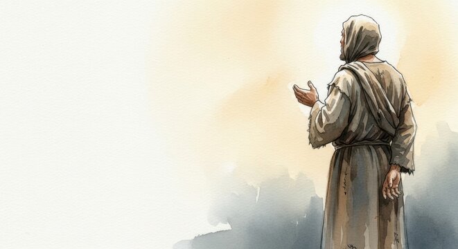 A Solemn Moment of Gratitude: The Only Leper Who Returned to Thank Jesus for Healing, Symbolizing Faith, Redemption, and the Power of Thankfulness