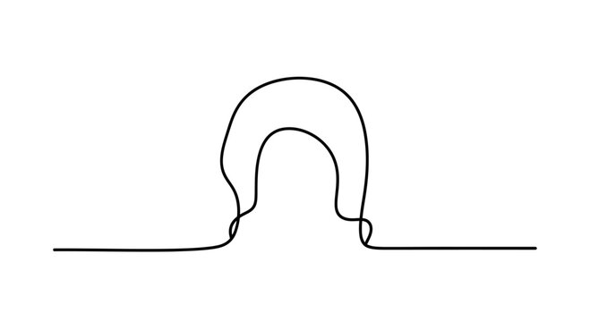 Dental model of a molar tooth.