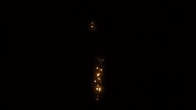 2D cartoon comic spark ember effect collection with alpha channel
