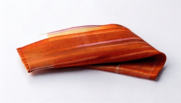 Delicious Filipino Suman Wrapped in Banana Leaves on White Background.