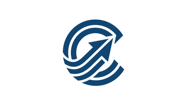 Abstract Logo Representing Growth and Development