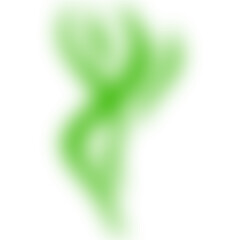 Naklejka premium Poisonous Green Smoke