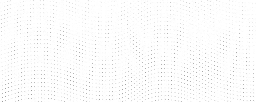 Wave 3d. Wave of particles. Futuristic point wave. Design for poster. Technology vector background. Vector illustration.
