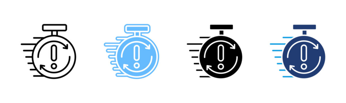 Incident Response icon set multiple style collection