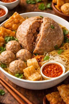 bakso Indonesian food 