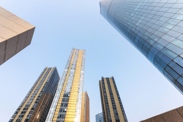 Fototapeta premium Metropolis of Shanghai's modern office building
