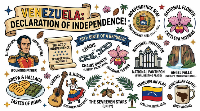 Venezuela Declaration of Independence Symbols and Culture