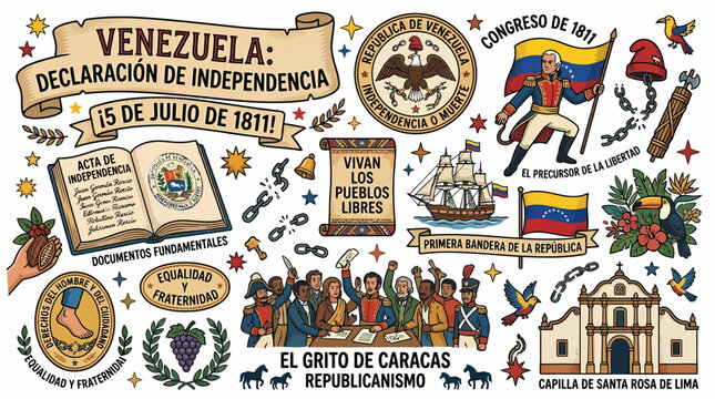 Venezuela Independence Declaration 1811