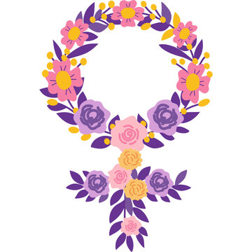Feminism Symbol International Women&rsquo;s Day, International Women&rsquo;s Day Illustration 
