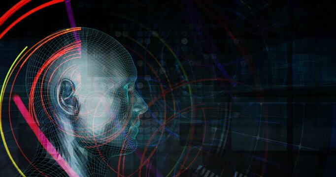 AI Processing Education Deep Learning Industry Concept Looping