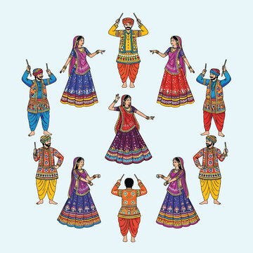 Group of people dancing together.
