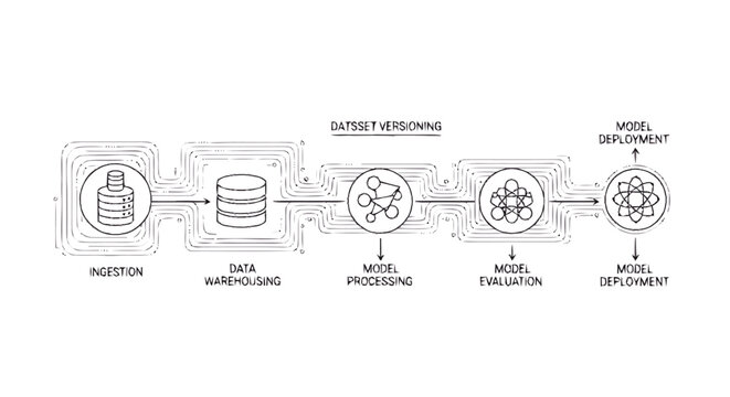 Data Processing and Machine Learning Workflow Diagram.
