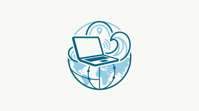 Global Internet Connectivity and Wireless Technology Concept