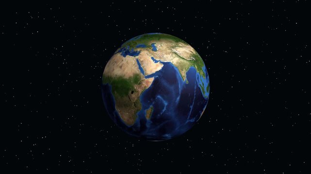 Animated Zoom from Space to Inezgane Morocco with Demographic Data Overlay