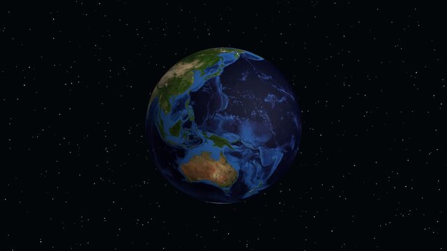 3D Earth Animation Zooming into Patiala Punjab India with Data Overlay