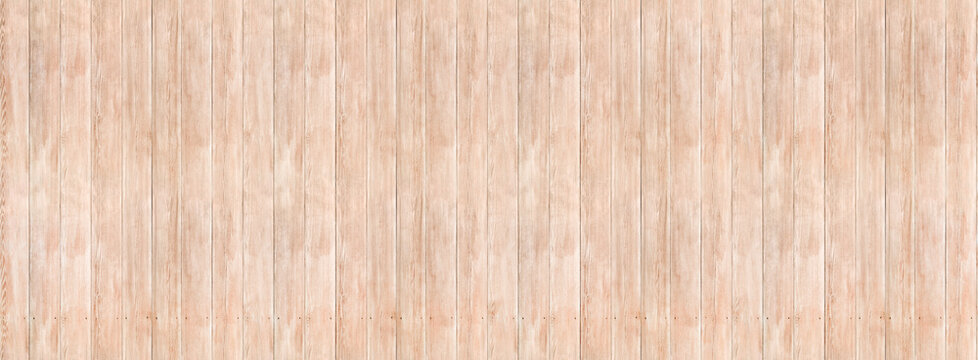 Wood texture background - light grain wooden plank seamless pattern top view.