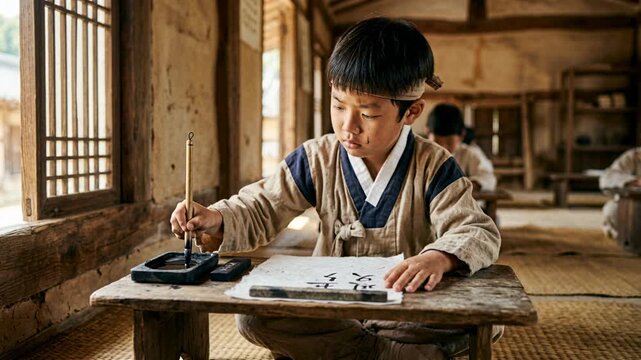 Village School Child