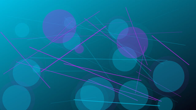 Futuristic Sci Fi Network Bokeh Background Design
