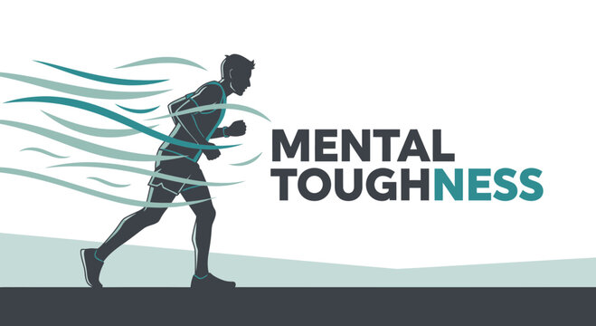 Runner Demonstrates Mental Fortitude During Training Representing Inner Strength and Endurance