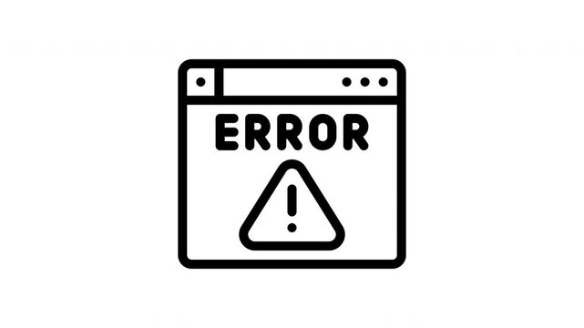error animated icon