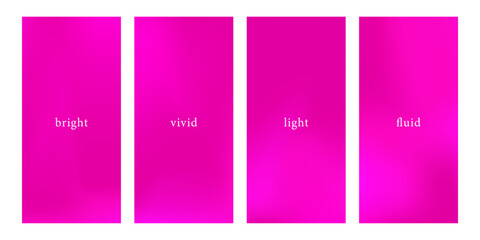 Fototapeta premium Abstract fuchsia gradient pattern for modern smartphone backgrounds. Magenta blur effect. Vector illustration.