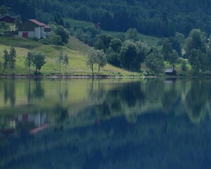 Fototapeta premium ノルウェー美しい自然風景