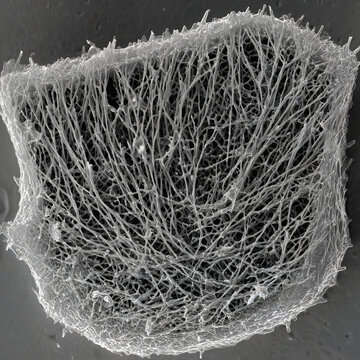 Dense Microfibril Matrix of Human Zona Pellucida Ultrastructure SEM