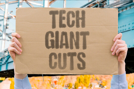 "Tech Giant Cuts" Tech giant mass layoffs have eliminated hundreds of thousands of jobs globally. TECH. GIANT. LAYOFFS. ELIMINATED. JOBS.