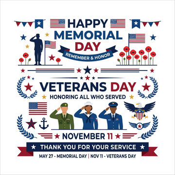 Memorial Day and Veterans Day: Honoring Service and Sacrifice in the USA
