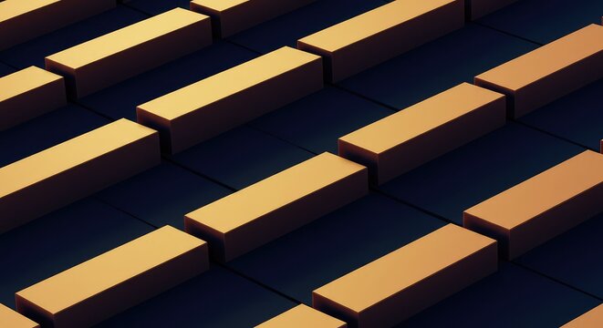 Abstract background featuring geometric elements organized in a repetitive sequence, establishing a dynamic visual rhythm and structure, minimal, contemporary, visual