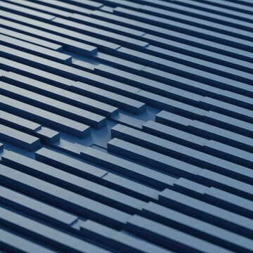 Ordered grid pattern featuring numerous identical units, emphasizing regularity, continuity, and one deliberately absent element or missing piece, idea, precise, standard