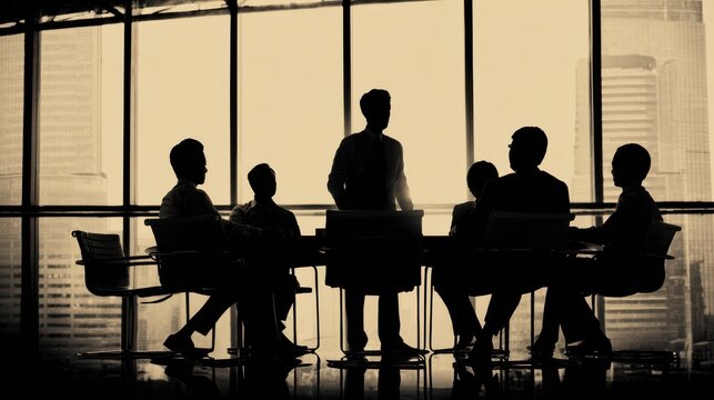 executive philanthropy charity meeting with business background