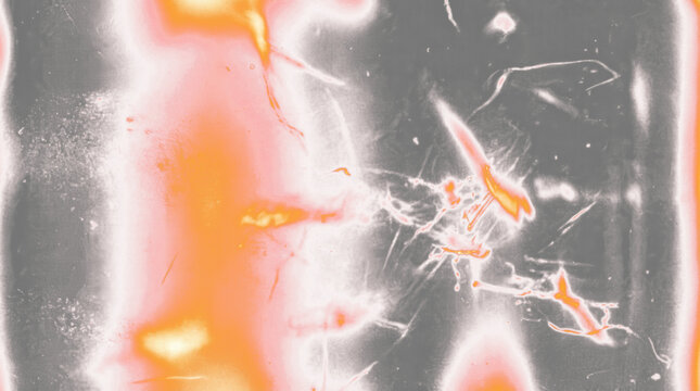 Intense red film burns and orange flares merge on a deep black backdrop for a dramatic transition.