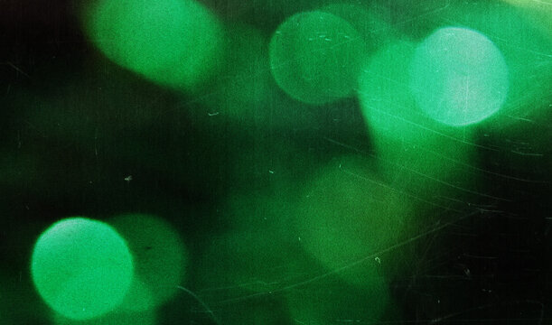 Green lazer laser lights dark night background blur disco technology data