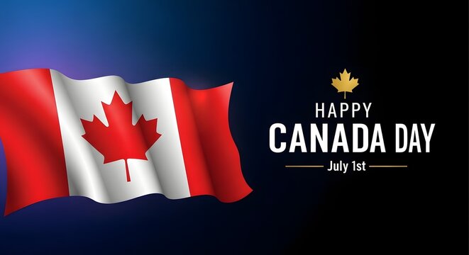 Celebrating canada day with patriotic spirit and national pride on july 1st