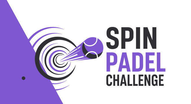 Spin Padle Challenge: Dynamic Illustration of a Rotating Ball in Motion