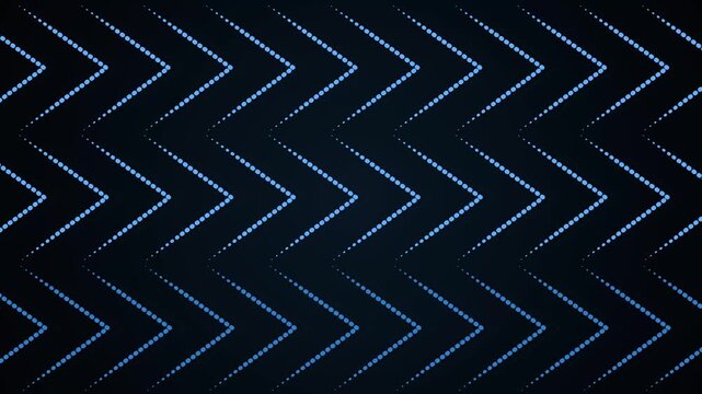 Dotted chevron zigzag pattern background animation, modern minimal geometric design