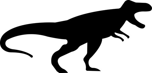 Dinosaurs silhouettes isolated Vector outlines of prehistoric reptiles. Most dangerous monsters in history. Herbivorous and predatory dinosaurs of the Jurassic period. See Less. isolated on transparen © Rizwat