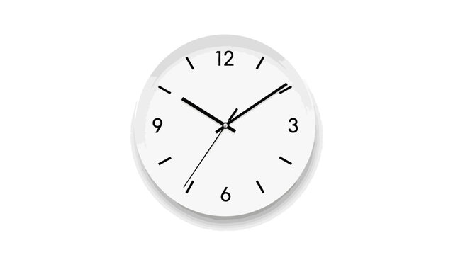 Wall Clock Time Concept.