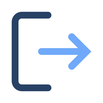 Logout Exit Arrow User Interface Symbol
