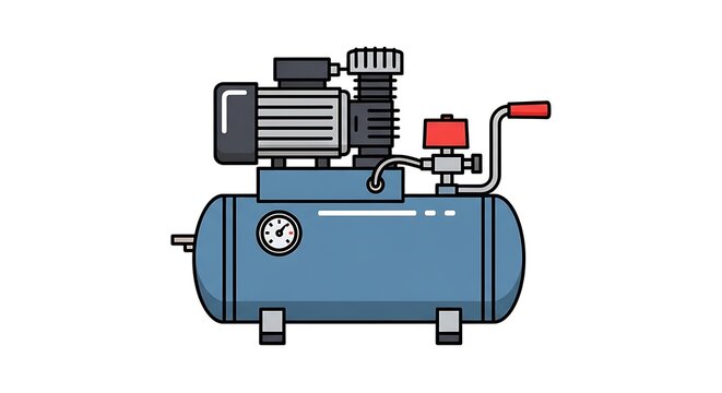 Air compressor industrial machine.