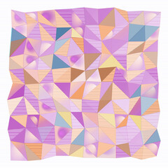 Fototapeta premium Shard Field abstract background with angular, faceted, and crystal elements; organic composition, pastel palette, dynamic mood.