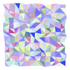Fototapeta premium Shard Field abstract background with background, faceted, and crystal elements; balanced composition, pastel palette, playful mood.
