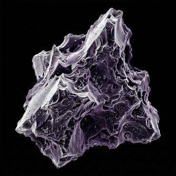 Volcanic Glass Microstructure and Vesicular Texture Ion-Abrasion Scanning Electron Micrograph The Science of Earth Science