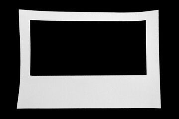 photo card made of paper like a polaroid card on the png backgrounds