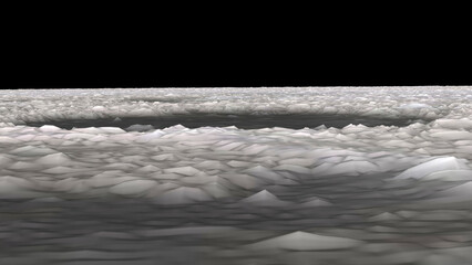 Moon and space. 3d illustration © Wublie