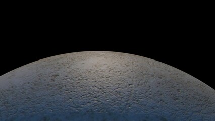 Europa satellite jupiter . 3d illustration © Wublie
