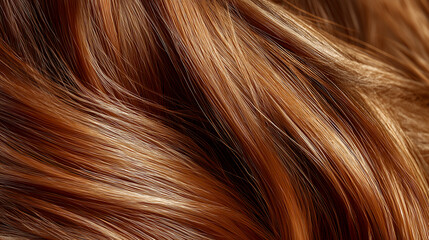Fototapeta premium hair close-up with shiny healthy texture